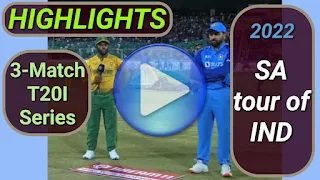 South Africa tour of India 3-Match T20I Series 2022