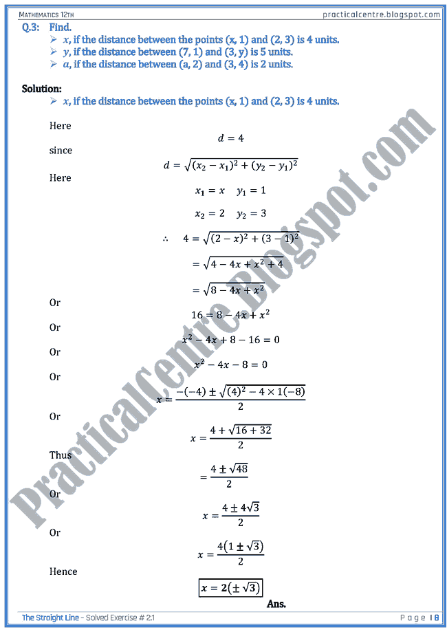 exercise-no-2-1-solved-exercise-the-straight-line-mathematics-xii