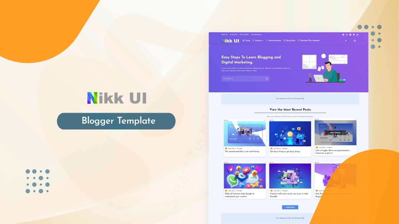 Nikk UI - Premium Responsive Blogger Template