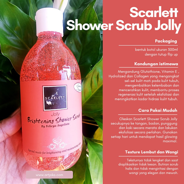 product knowledge Scarlett shower scrub jolly