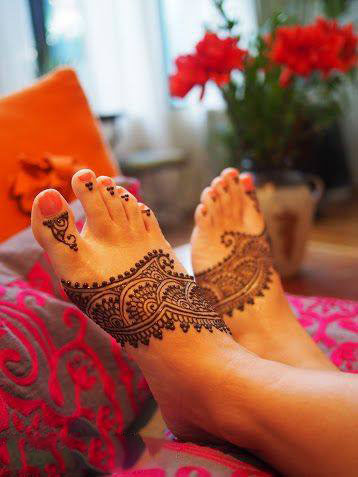 Best Mehndi Images, Photos, Wallpapers For Legs 