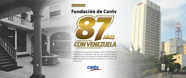 Cantv cumple 87 años conectando a Venezuela