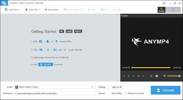 AnyMP4 Video Converter Ultimate 7.2.38 With Crack