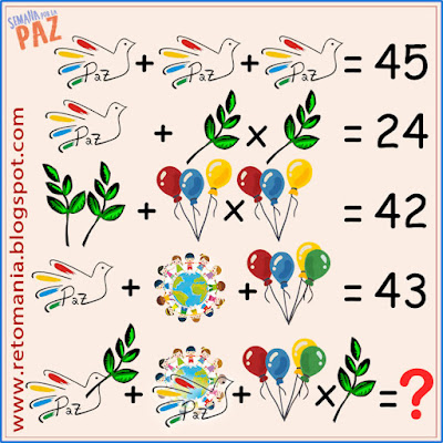 Desafíos matemáticos, Retos matemáticos, Problemas matemáticos, Retos mentales, Retos visuales, Problemas de matemáticas, Descubre el número, Descubre el Resultado, El número que falta