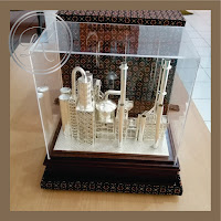 miniatur rig refinery silver