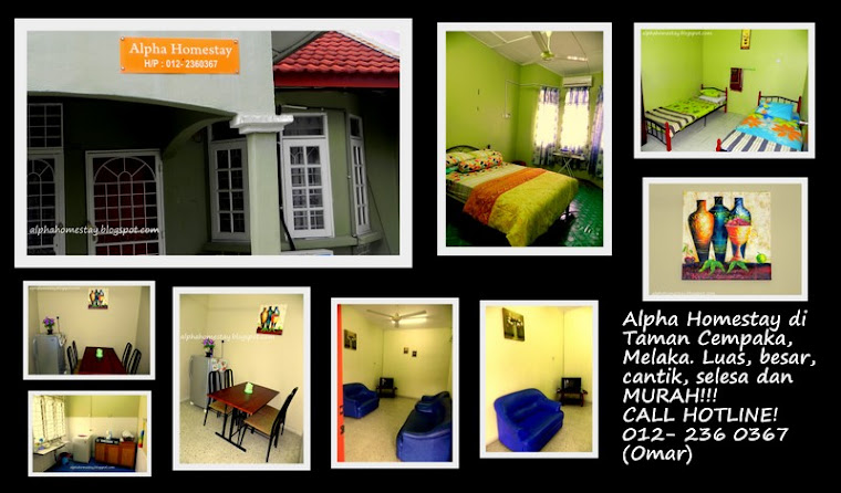 Alpha Homestay, Melaka.: Bilik Tidur (Studio Mewah Ada WiFi)