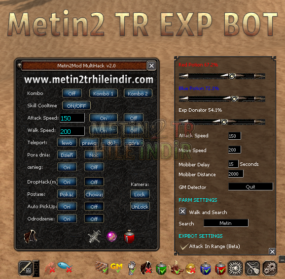 Metin2 TR EXP Kasma Botu 2013