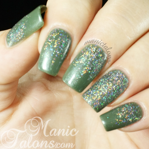 Poly Polish and T.E.N. Holographic Glitter Manicure