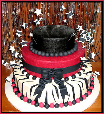 Zebra Birthday Cakes on Sweet Shop   Truly Custom Cakery  Llc  Sweet 16    Zebra Stripe Cake