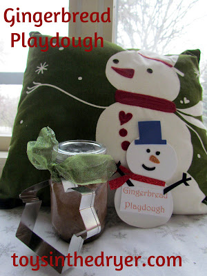 Gingerbread playdough