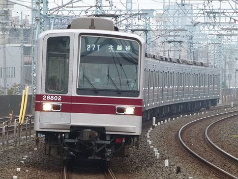 東京メトロ日比谷線　東武伊勢崎線直通　普通　北越谷行き5　20000系幕車