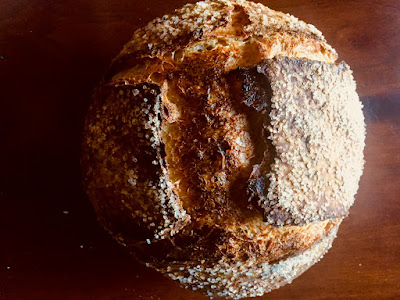 recent artisan sourdough boule