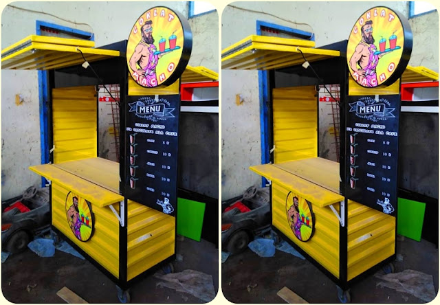 Booth makanan,Booth Container,Booth semi container