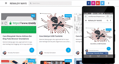 Cara Menonaktifkan Tampilan Blog Versi Seluler