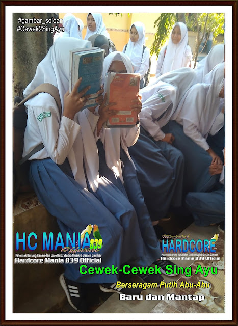 Gambar Siswa-Siswi SMA Negeri 1 Ngrambe Cover Putih Abu-Abu - Buku Album Gambar Soloan Edisi 7