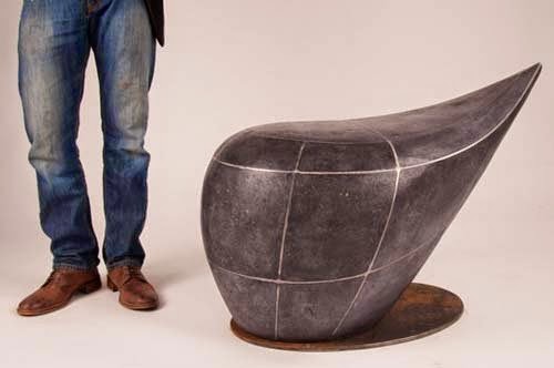 Sculptural benches collection for outdoor furniture by Vivian Beer