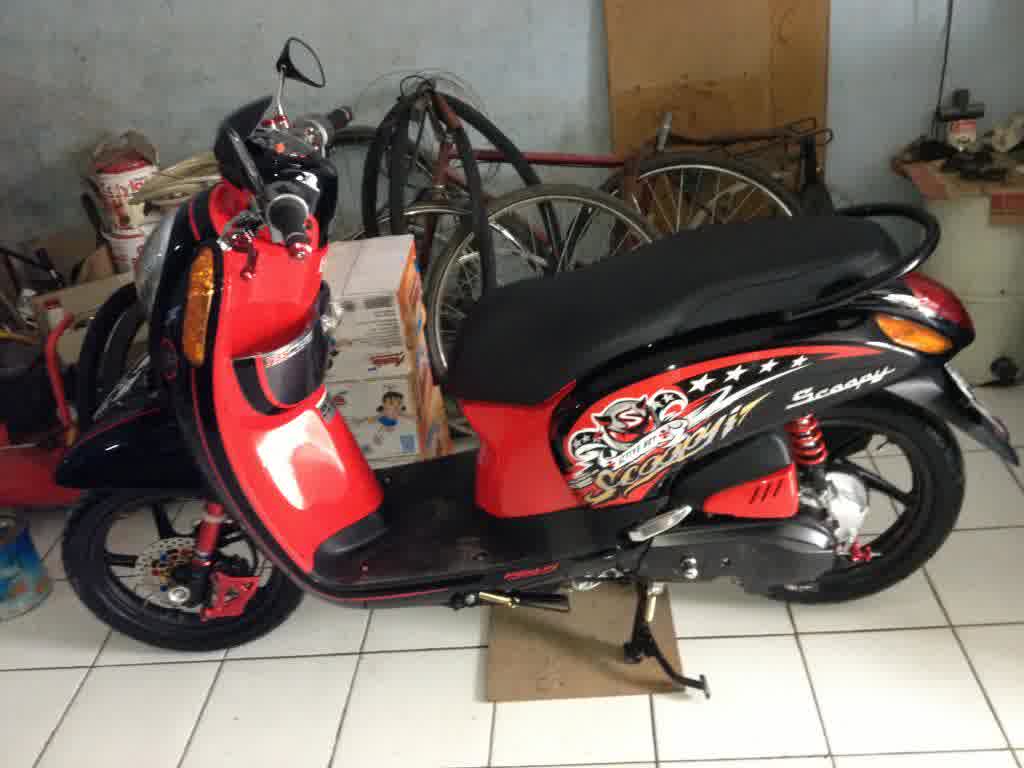 82 Gambar Modifikasi Scoopy 2017 Kumpulan Modifikasi Motor Scoopy