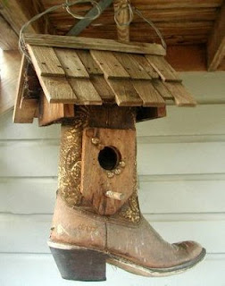 Cowboy Boot Bird Houses
