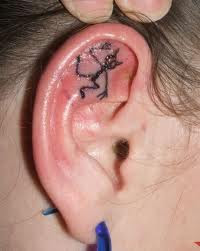 Tattoo On The Ear