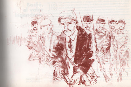 capítulo 1 del libro Adiós, viejo Lomas, escrito por el historiador y periodista Juan José Manco e ilustrado por Oscar Luis Estévez;