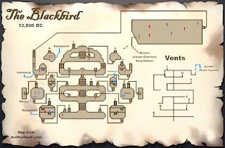 A map of the Blackbird, 12,000 BC, in Chrono Trigger.