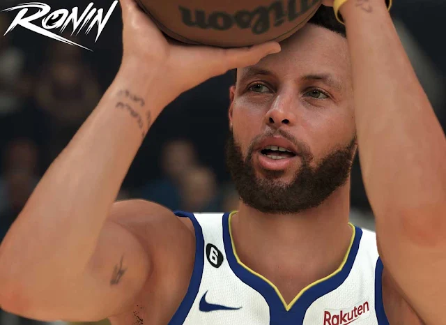 NBA 2K23 Stephen Curry Cyberface