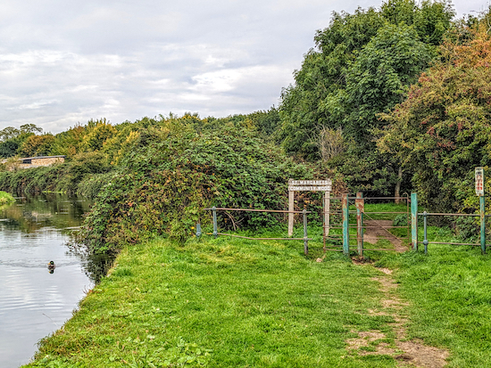 The New River Path goes through the St Margarets Community Woodland