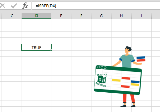 شرح صيغة الدالة ISREF في برنامج مايكروسوفت Excel