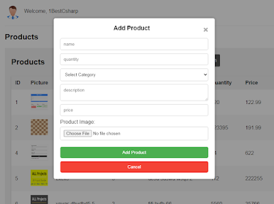 Add Product Modal