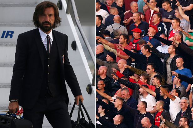 Pirlo might have riled the United faithful here