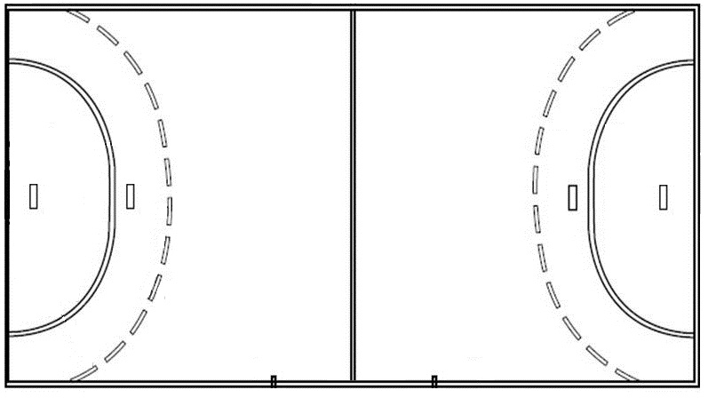 Medidas e dimensões oficiais de uma quadra de Handebol