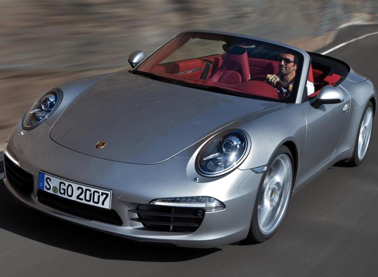 The 2012 Porsche 911 Carrera Cabriolet car will be launched in Germany on