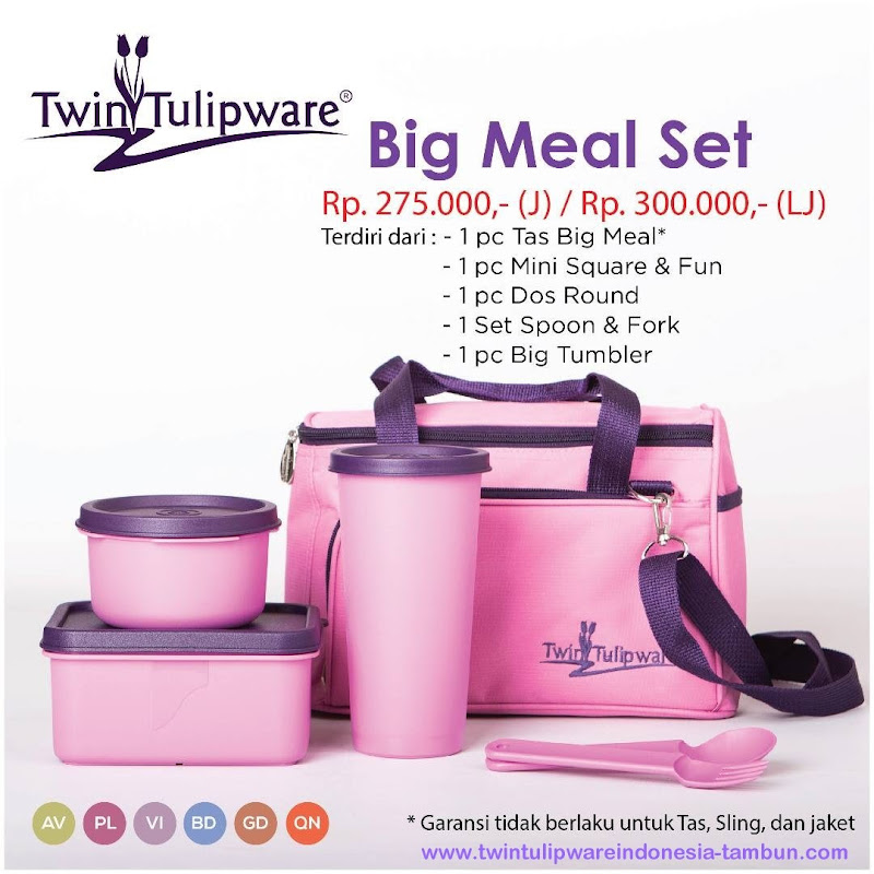 Big Meal Set - Katalog 2017 Twin Tulipware