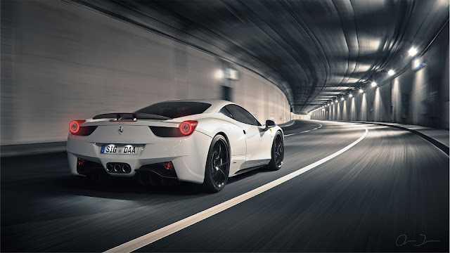 Ferrari 458 Italiy Tunnel wallpaper