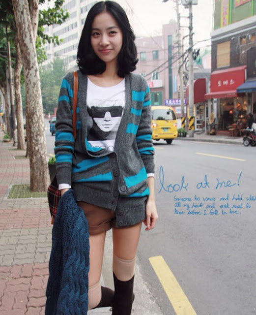3. Sweater Korean Fashion Knit Wear For Winter 2014