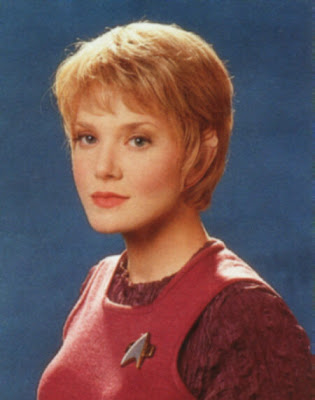 This time the recipient is the cute Ocampan Kes from Star Trek Voyager