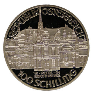 Austria 100 Schilling Coin