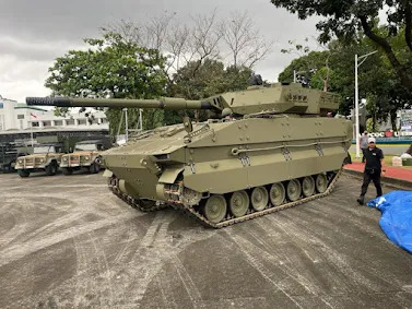Philippine Army, Sabrah Tank, ASCOD 2, Pandur 2 6x6, Type 74 Tank, Elbit Systems Ltd., JGSDF, Mitsubishi Electric