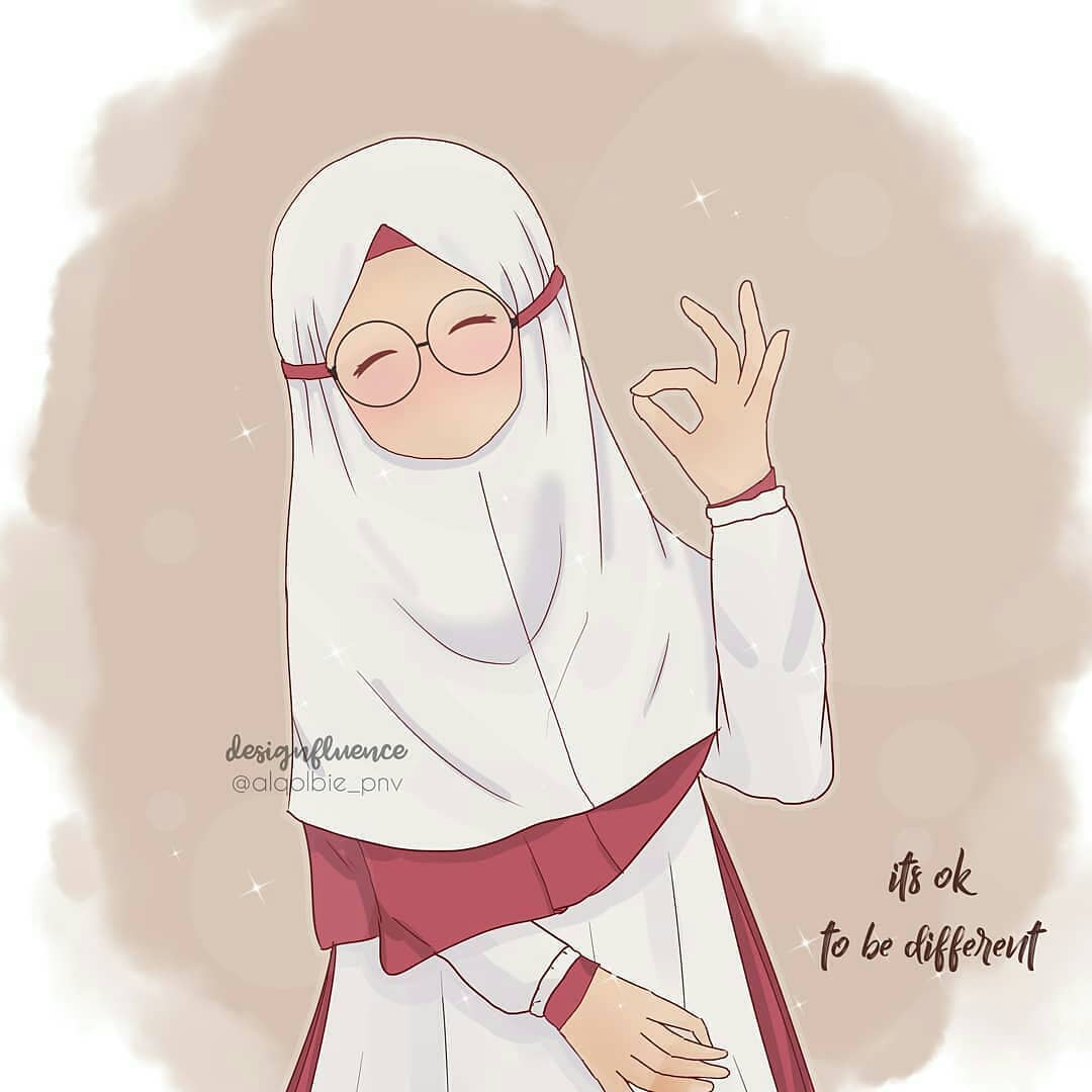 Kumpulan Kartun  Hijab  Muslimah Terbaru Instagram Cartoon 