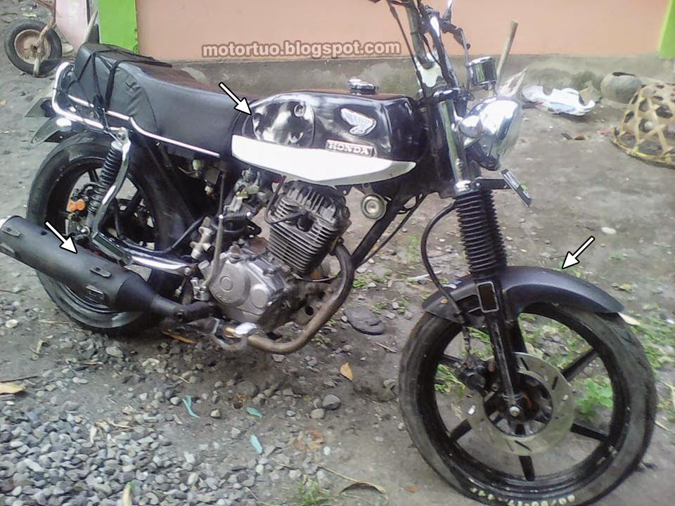 Modifikasi Honda GL 100 Honda CB Wannabe Tak Sempurna 