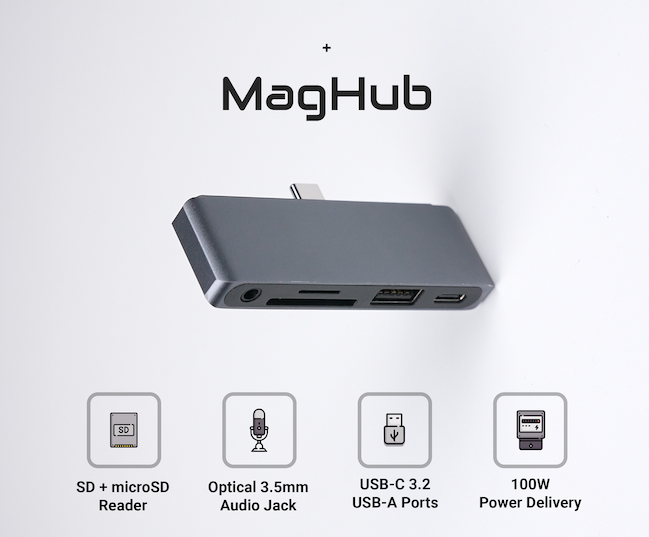 MagDisk - MagSafe SSD | PowerBank | USB-C Hub