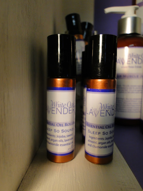 lavender essential oil at the Camellia