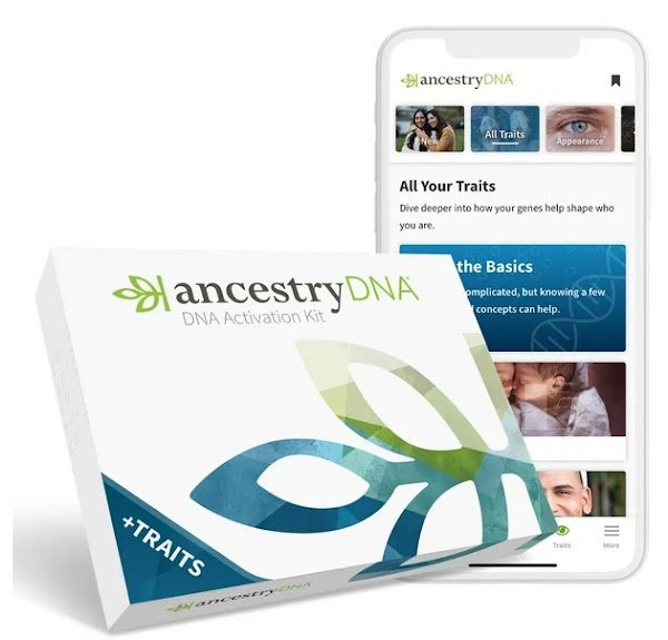 Image: AncestryDNA + Traits: Genetic Ethnicity + Traits Test