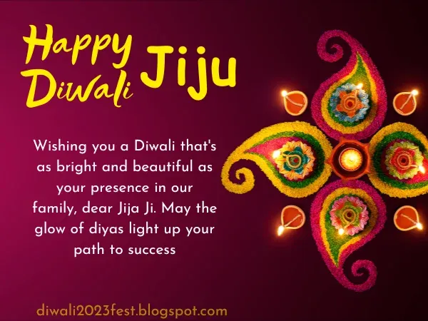 Happy Diwali 2023 Wishes for Jija Ji