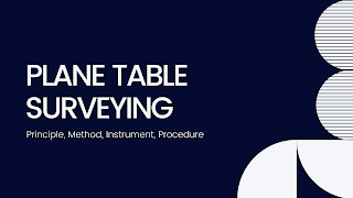 Plane Table Surveying - Principle, Method, Instrument, Procedure