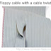 Floppy cable Twisted