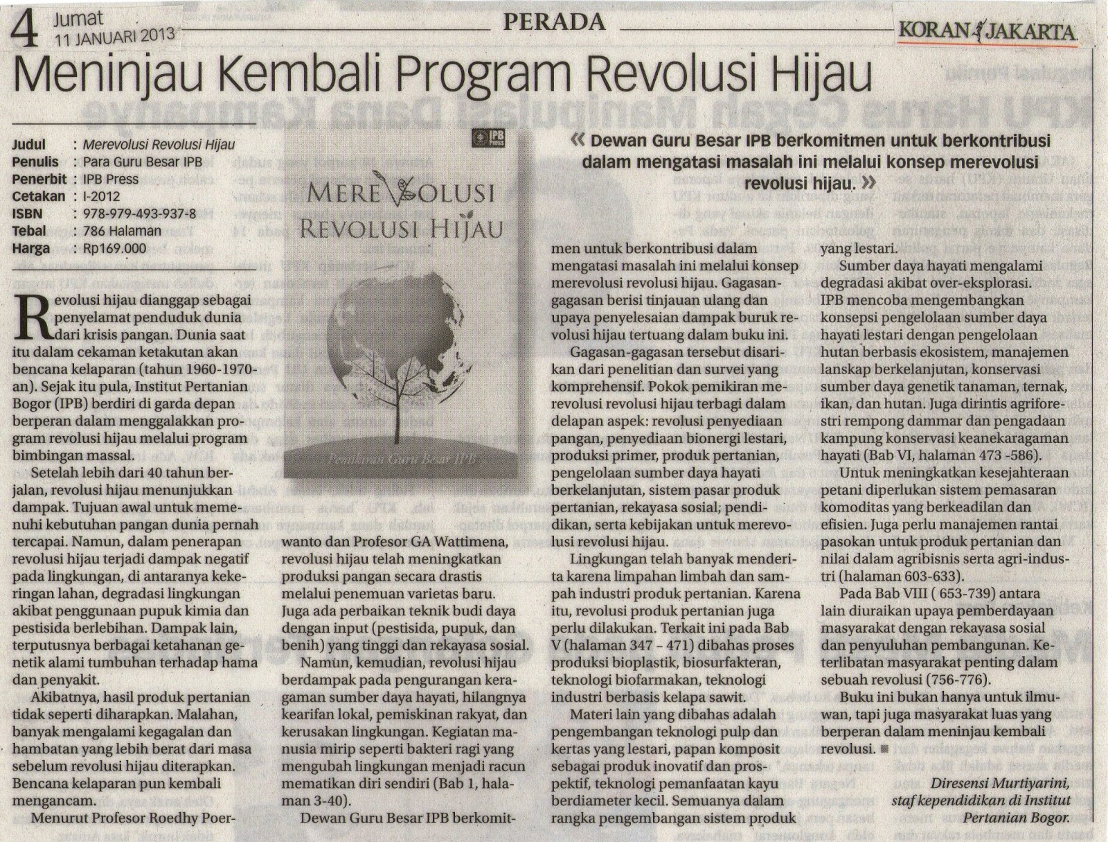 Contoh Resensi Buku Di Koran