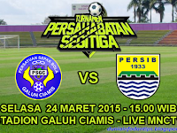 PSGC vs Persib di Turnamen Segitiga