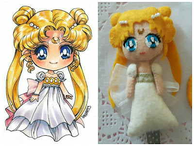 sailor moon bambola serenity segnalibro alice' Secret