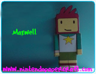 Scribblenauts Maxwell Papercraft